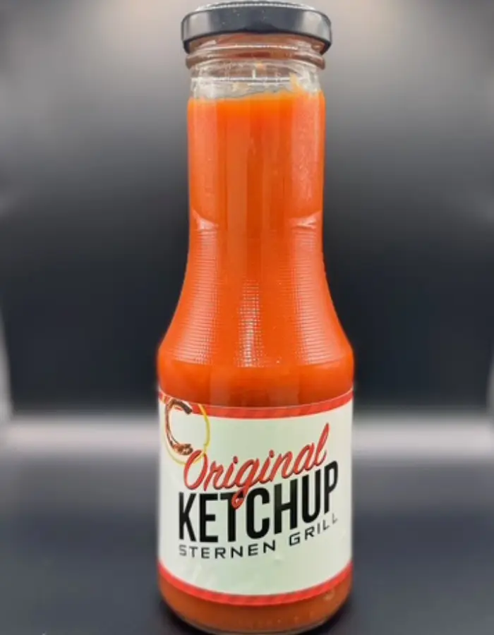 Private-Label-Sauce in der Glasflasche